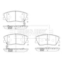Borg & Beck Brake Pads - BBP2891