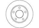 Disctech Brake Disc (Single) - Fits Audi - ABD2008 - Rear Axle