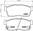 Mintex Brake Pad Set fits -Daihatsu Perodua Subaru Suzuki MDB1987 (also fits other vehicles)