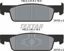 DACia Renault Smart, Brake Pad Set - Textar 25702012466001