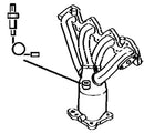 Klarius 321744 - Catalyst Type Approved Withpip  - Fits Audi A2 1.4i