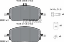 MERCEDES-BENZ; MERCEDES-BENZ (BBDC), Brake Pad Set - Textar 2147601