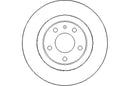 Disctech Brake Disc (Single) - Fits Audi - ABD3052 - Rear Axle