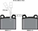 Textar Brake Pad Set - 2091101