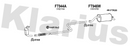 Klarius FT944A - Centre Pipe  - Fits Fiat Doblo 1.3D MultiJet