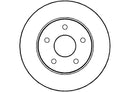 Disctech Brake Disc (Single) - Fits Jeep - ABD2756 - Front Axle