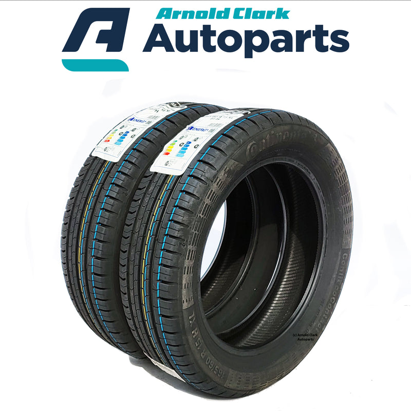 165 60 15 81H Continental Eco Contact 5 Tyres x2 Pair