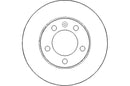 Disctech Brake Disc (Single) - Fits Nissan - ABD2323 - Front Axle