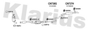 Klarius CN738G - Centre Pipe  - Fits Citroen C3 Aircross 1.6 BlueHDi
