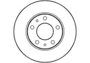 Disctech Brake Disc (Single) - Fits Iveco - ABD2737 - Rear Axle