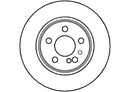 Disctech Brake Disc (Single) - Fits Bmw, Mercedes-benz - ABD3532 - Rear Axle