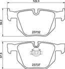 Mintex Brake Pad Set fits -BMW MDB2719 (also fits other vehicles)