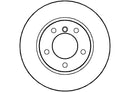 Disctech Brake Disc (Single) - Fits Bmw - ABD2167 - Front Axle