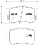 Mintex Brake Pad Set fits -Honda MDB1866 (also fits other vehicles)