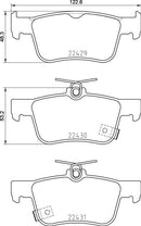 Mintex Brake Pad Set fits -Honda MDB3923 (also fits other vehicles)