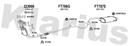 Klarius 323000 - Catalyst Type Approved Withpip  - Fits Fiat Panda 1.2i