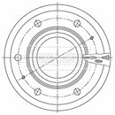 Borg & Beck Brake Disc - BBD32672