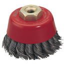 Draper Expert 60mm Twist Knot CUP Brush M10 - 52630