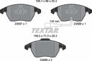 Audi Seat Skoda VW, Brake Pad Set - Textar 2358701