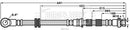 Borg & Beck Brake Hose  - BBH7931 fits Mitsubishi ASX,Lancer