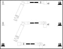 Lemark Ignition Lead Set - HOES1233