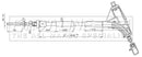 First Line Brake Cable -  Front - FKB2633 fits Peuget 406 99-00