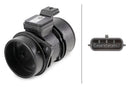 HELLA 8ET 009 142-971 Air Mass Sensor - 6-pin connector - Bolted
