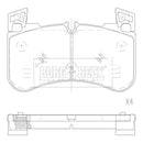 Borg & Beck Brake Pads - BBP2827