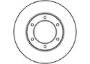Disctech Brake Disc (Single) - Fits Citroën, Nissan - ABD3478 - Front Axle