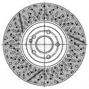 Borg & Beck Brake Disc Single  - BBD6187S fits A Class (176) A45 AMG 06/13-