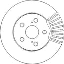 Disctech Brake Disc (Single) - Fits Mazda, Toyota - ABD3300 - Front Axle