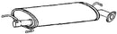 Klarius TY860X - Box With Centre Pipe  - Fits Toyota RAV4 2.0 D4-D