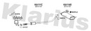 Klarius KA111C - Box With Centre Pipe  - Fits Kia Picanto 1.2