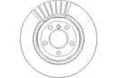 Disctech Brake Disc (Single) - Fits Bmw - ABD2631 - Rear Axle