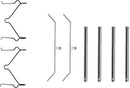 Mintex Brake Fitting Kit fits -Mitsubishi Toyota VW MBA1129 (also fits other vehicles)