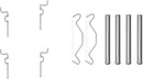 Mintex Brake Fitting Kit fits -Toyota MBA1683 (also fits other vehicles)
