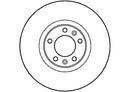 Disctech Brake Disc (Single) - Fits Peugeot - ABD2761 - Front Axle