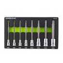 Carlyle Hand Tools 8 PC LONG TRIPLE SQUARE BIT SET M4 - M16 - CBSLTS8