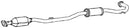 Klarius 312502 - Catalyst Type Approved Withpip  - Fits Mitsubishi ASX 1.6