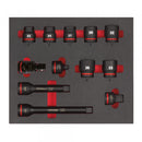 Milwaukee 3/4 Skts. STD foam set 1 -12pc - 4932493396