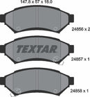 Textar Brake Pad Set - 2485601