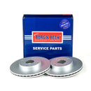 Borg & Beck Brake Disc Pair  - BBD4153 fits Mazda MX-5 1998-