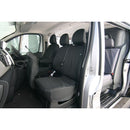 Town & Country Van Seat Cover - Passenger Double - Black - Renault Trafic, Vauxhall Vivaro, Nissan NV300 and Fiat Talento - TV03BLK