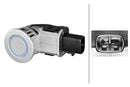 HELLA 6PX 358 270-741 Sensor, parking distance control - 3-pin connector - mounting