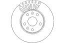 Disctech Brake Disc (Single) - Fits Fiat - ABD3191 - Front Axle