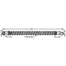 Borg & Beck Brake Hose  - BBH7543 fits Mitsubishi Pajero Pinin