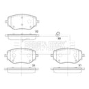 Borg & Beck Brake Pads - BBP2887