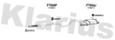 Klarius FT950P - Centre Pipe  - Fits Fiat 500 1.2