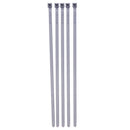 Wot-nots Cable Ties - Standard - Silver - 300mm - Pack Of 20 - PWN809