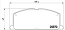 Brembo Brake Pad Set - P83011